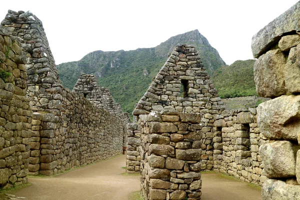 Machu Picchu Ősi Szerkezete Peru — Stock Fotó