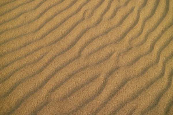 Impressionnant Motif Ondulation Sable Sur Dune Sable Désert Huacachina Ica — Photo