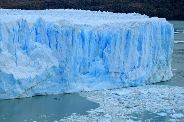 Amazing Enorme Ijsblauwe Kleur Muur Van Perito Moreno Gletsjer Het — Stockfoto