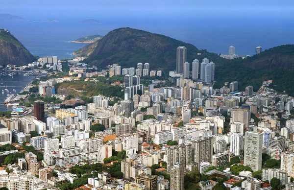 Stunning Aerial View Rio Janeiro Town Skyscrapers Brazil South America Royalty Free Stock Photos