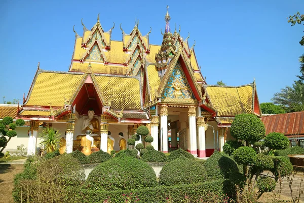 Wat Wang Wiwekaram Wat Mon Temple Sangkhlaburi Tailândia — Fotografia de Stock