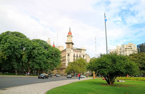 Plaza Mariano Moreno Una Las Hermosas Plaza Del Centro Ciudad — Foto de Stock