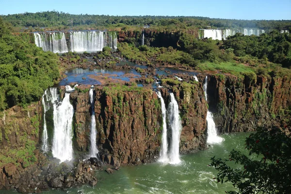 Increíble Vista Las Cascadas Iguazú Argentina América Del Sur — Foto de Stock