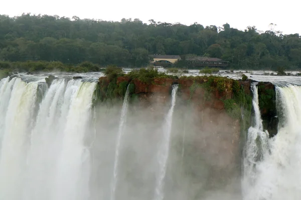 Poderosa Garganta Del Diablo Las Cataratas Del Iguazú Lado Argentino — Foto de Stock