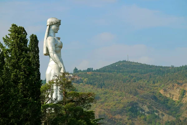 Kartlis Deda Mère Monument Géorgien Iconique Peut Être Presque Importe — Photo