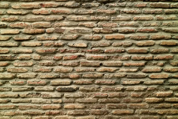 Front View Old Brick Wall Background Banner — Stock Photo, Image