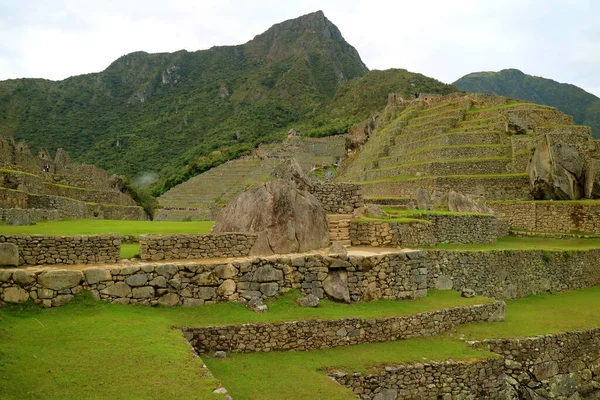 Sitio Arqueológico Machu Picchu Primera Hora Mañana Región Del Cusco — Foto de Stock