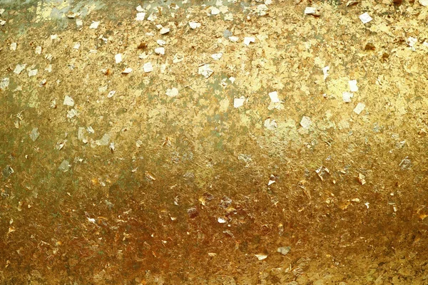 Texture Glittering Gold Leaves Buddha Image — Stok fotoğraf