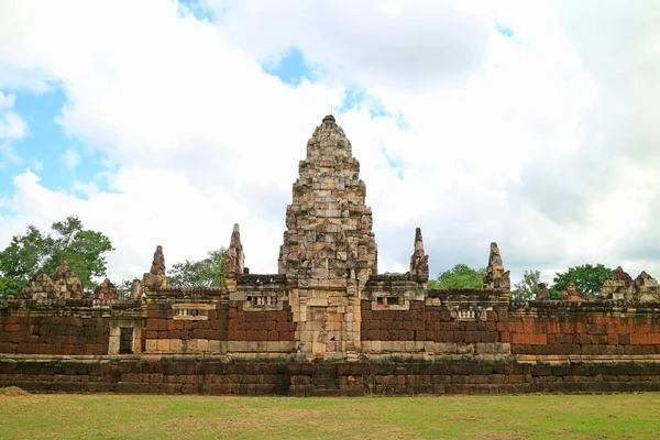 Splendide Rovine Dell Antico Tempio Khmer Prasat Sdok Kok Thom — Foto Stock