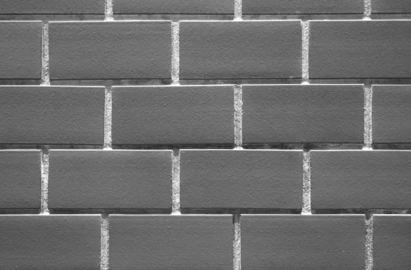 Front View Bricks Wall Monochrome Background — Stockfoto