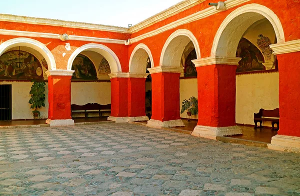 Het Klooster Van Santa Catalina Siena Unesco Werelderfgoed Arequipa Peru — Stockfoto