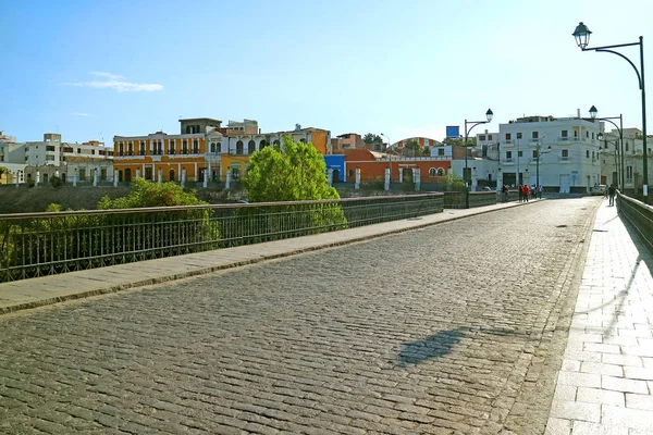 Most Puente Bolognesi Najstarszy Most Nad Rzeką Chili Arequipa Peru — Zdjęcie stockowe