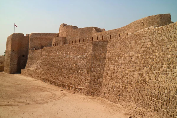 Древний Бахрейнский Форт Португальский Форт Объект Всемирного Наследия Юнеско Манаме — стоковое фото
