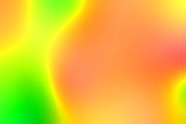 非常模糊生动的绿色和橙色的照明为抽象的背景 — 图库照片