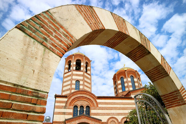 Saint Nicholas orthodox church, one of Batumi city most beautiful architectural and historical monuments, Georgia