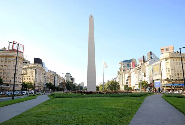 Obelisco Buenos Aires Obelisco Buenos Aires Monumento Histórico Nacional Icono — Foto de Stock