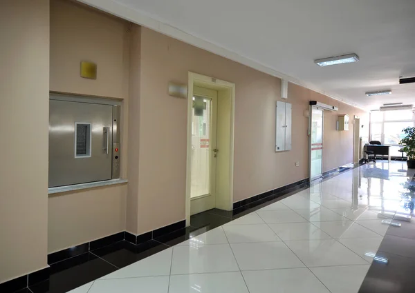 Types Doors Lined Corridor — Stock Photo, Image