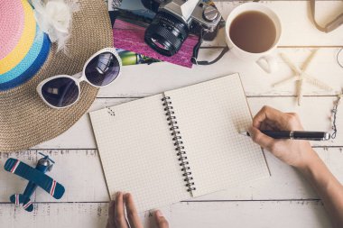 Defter seyahat planlama gezisi