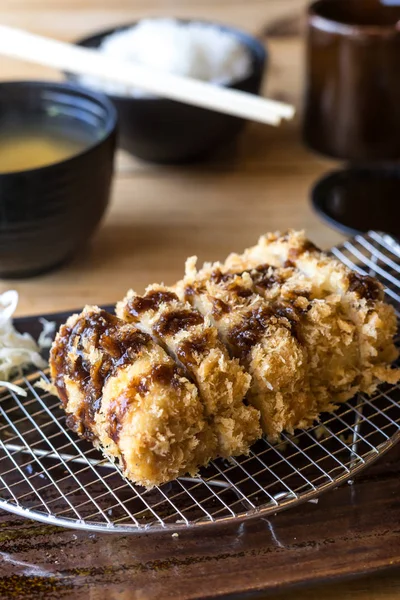 Tonkatsu, cibo giapponese — Foto Stock