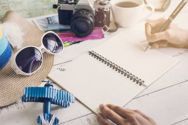 Defter seyahat planlama gezisi