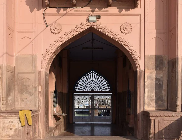 Bhopal Madhya Pradesh Índia Janeiro 2020 Interior Jama Masjid Taj — Fotografia de Stock