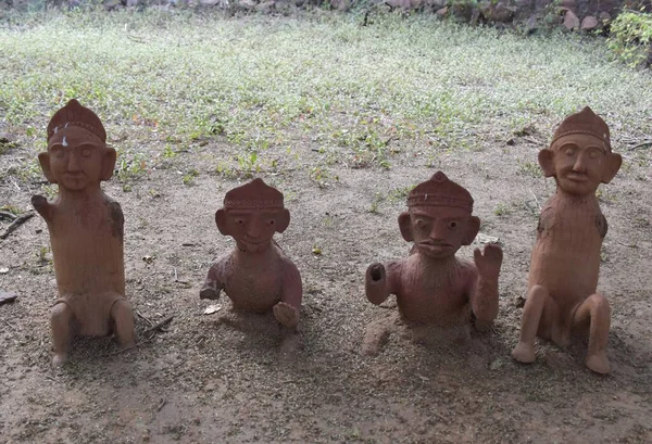 Bhopal Madhya Pradesh India January 2020 Tribal Earthen Handicraft Manav — Zdjęcie stockowe