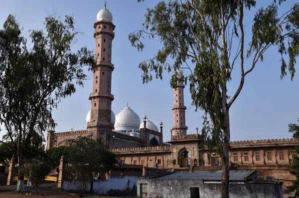 Bhopal Madhya Pradesh Índia Janeiro 2020 Jama Masjid Taj Masjid — Fotografia de Stock