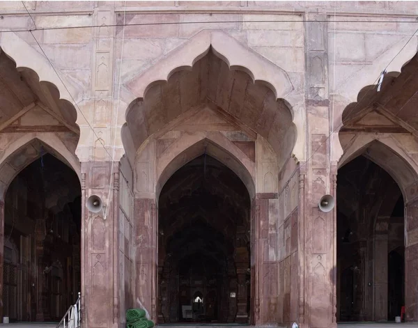 Bhopal Madhya Pradesh Índia Janeiro 2020 Jama Masjid Taj Masjid — Fotografia de Stock