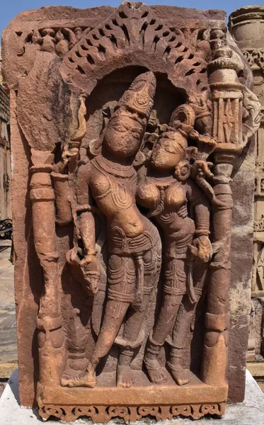 Gwalior Madhya Pradesh Indien März 2020 Skulptur Von Uma Maheshwar — Stockfoto