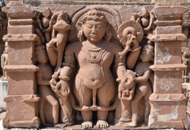 Gwalior, Madhya Pradesh / Hindistan - 15 Mart 2020: Bilinmeyen Heykel