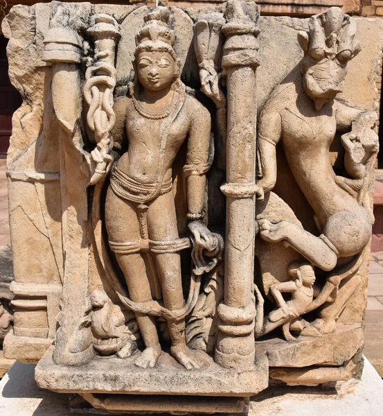 Gwalior Madhya Pradesh India March 2020 Nairiti Yama Sculpture Nairiti — 스톡 사진