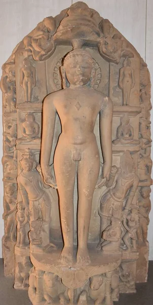 Gwalior Madhya Pradesh India March 2020 Sculpture Jain Tirthankar — стоковое фото