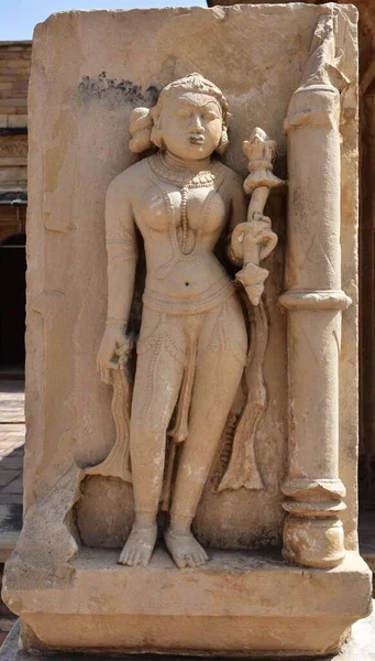Gwalior Madhya Pradesh India Marzo 2020 Escultura Nayika —  Fotos de Stock