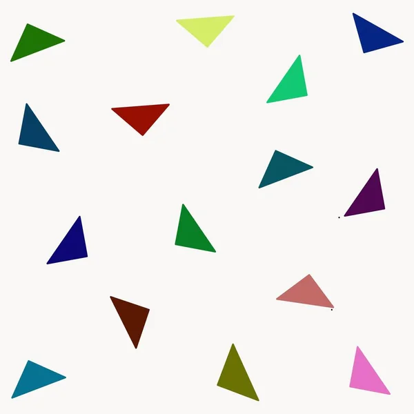 Разноцветные Треугольники Белом Фоне — стоковое фото