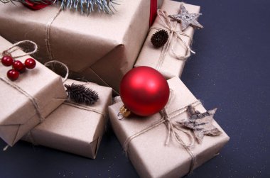 Noel kompozisyon. Noel hediyesi.