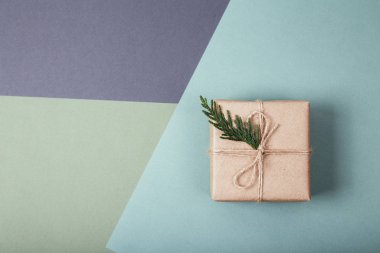 Renkli yumuşak pembe ve yeşil Kağıt arka plan.