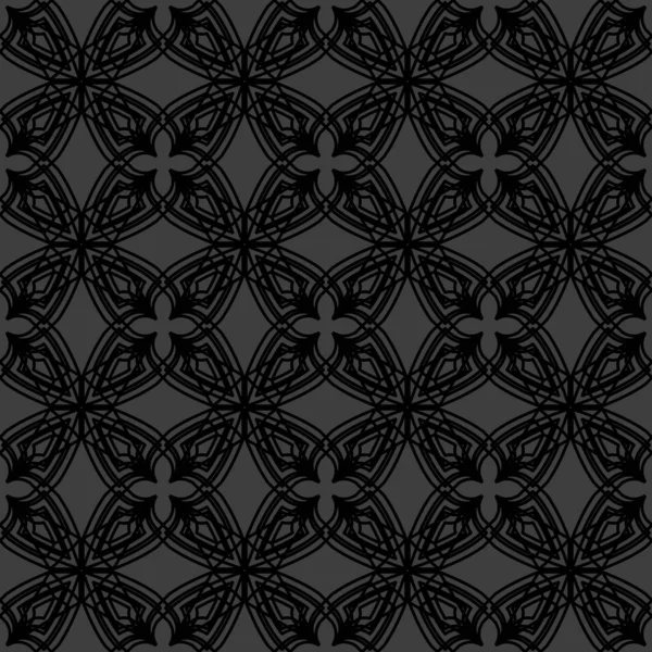 Donker abstract naadloos patroon in Keltische stijl — Stockvector