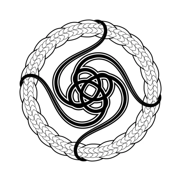 Abstract celtic print or tattoo design — ストックベクタ