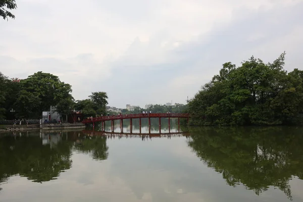 越南河内市中心的公园 — 图库照片