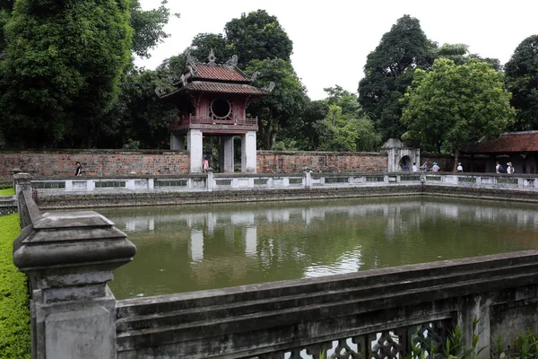 Świątynia Literatury Hanoi Wietnam — Zdjęcie stockowe