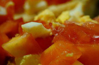 Sandviçin fotoğrafı. Yiyecek kaynağı. Salata..