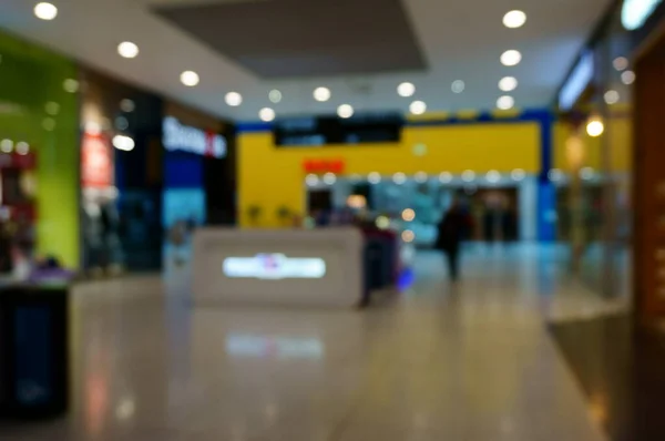 Latar Belakang Kabur Orang Orang Membeli Produk Mall Pusat Perbelanjaan — Stok Foto