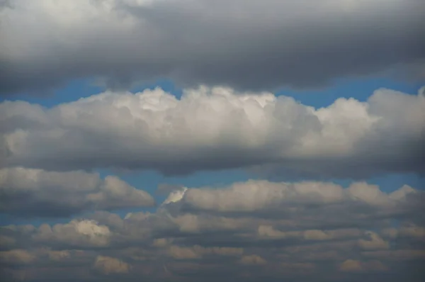 Blauer Himmel Mit Wolken Natürlicher Hintergrund — Stockfoto