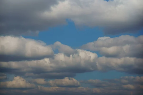 Blue Sky Clouds Natural Background — Stock Photo, Image