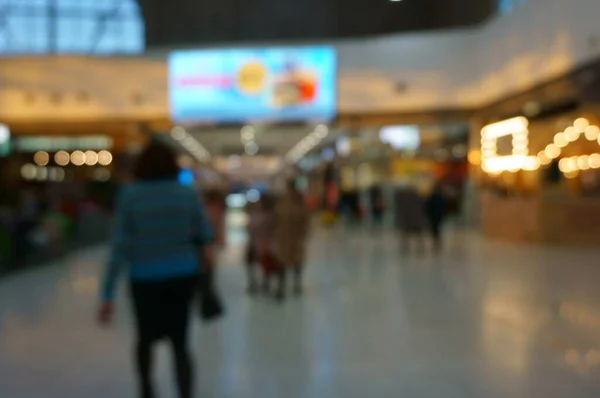 Blurred Background People Shopping Center — Stock Photo, Image