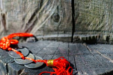 Çin paraları yakın plan..