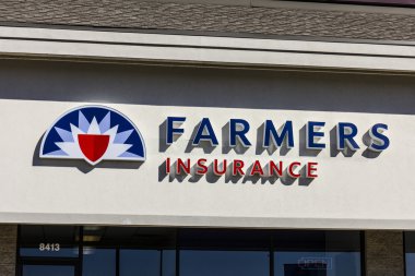 Indianapolis - Yaklaşık Ekim 2016: Farmers Sigorta Grubu Acente Yeri. Çiftçiler Ev, Hayat ve Araba Sigortası I Sağlar