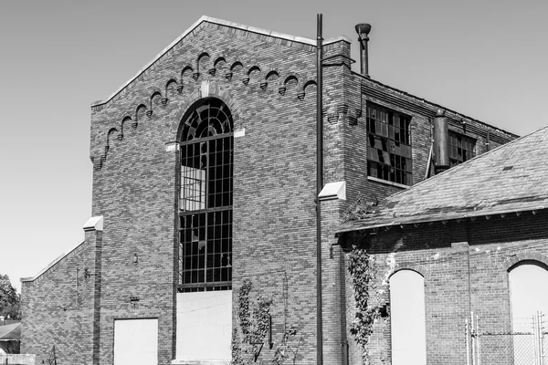 Central State Hospital, formalmente llamado Central Indiana Hospital for the Insane - Power Plant, construido en 1886 y abandonado en la década de 1970 I —  Fotos de Stock