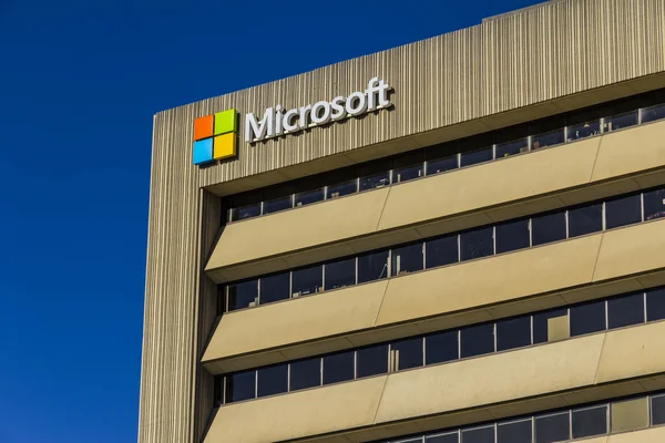 Индианаполис - октябрь 2016 года: Штаб-квартира Microsoft Midwest District IV — стоковое фото