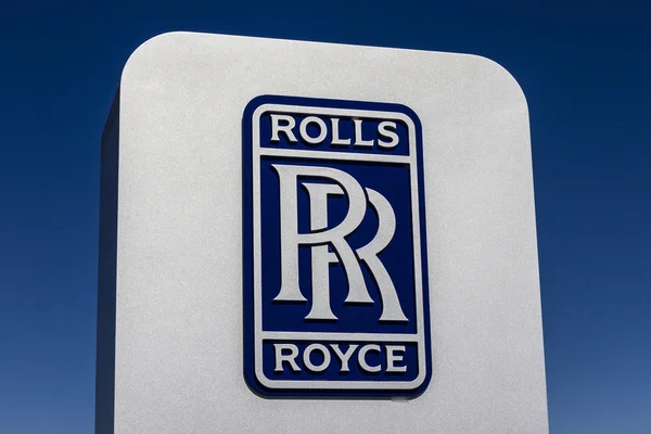 Indianapolis - Circa outubro 2016: Rolls-Royce LibertyWorks Logo and Signage. Rolls-Royce é uma empresa global que fornece motores de turbina a jato e gás VI — Fotografia de Stock